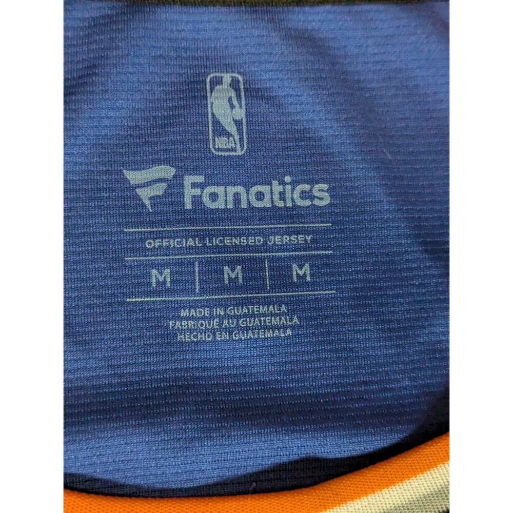 FANATICS FAST BREAK NBA NEW YORK KNICKS KEVIN KNOX BLUE JERSEY sz MEDIUM - Picture 2 of 11